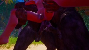double furry anal for tight ass slender gay | wild life