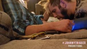 Straight Mechanic Gets Big Dick Serviced - JohnnyTrigger