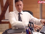 BUMSBUERO - Hot Secretary Lena Nitro Rewards Boss For His Hard Work - LETSDOEIT 4/16