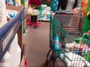 Chica Fitness Despues del GYM Comprando su Dieta ¡Morena Latina! 8/16