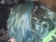 Goth gf takes dick down her throat 15/16