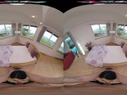 Petite Asian hottie wakes up and wants to ride your cock in VR 5/16