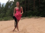 Wild Girl Lucy Takes Off Her Clothes And Goofs Around Naked!