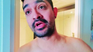 Massive Cumshot Riding a 10 inch Dildo and Watching @JoshyandLockey Porn