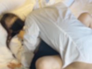 【ぶっかけ】清楚系コスの彼女を着衣のまま生ハメ正常位SEX♡ずっしりピストンで膣奥をグリグリ突いて仲良く同時イキで大量ぶっかけ　制服/素人/ハメ撮り/セーラー服/まろちゃんねる 13/16
