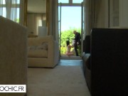 Pornochic in Versailles with busty babe Black Angelika 5/16