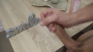 Gorgeous Soaking Cock is Massaged to Cumming, Do you want to lick the milk🍼?