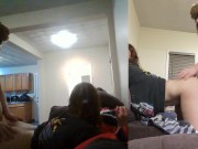 Heather Kane grins as Chump Dumps his Whole Load in 60 seconds flat! 12/16