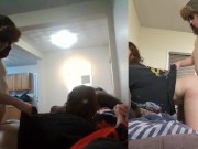 Heather Kane grins as Chump Dumps his Whole Load in 60 seconds flat! 3/16