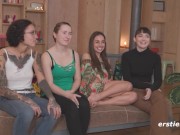 Four Lesbian Babes Have Sexy Fun Together 2/16