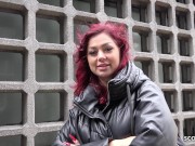 GERMAN REDHEAD COLLEGE TEEN - Tattoo Model Ria Red - Pickup and Raw Casting Fuck - GERMAN SCOUT ´ 1/16