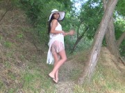 Lovey Teen Beauty Juliet Wolf Takes Off Her Clothes In The Woods! 3/16