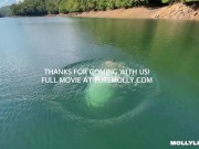 Messy Double Creampie on a Beautiful Pleasure Cruise Spring Break - Horny Hiking - POV 4K 14/16