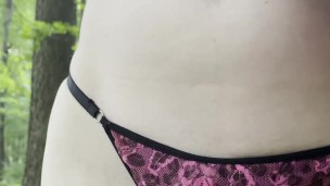 bubble butt femboy booty bounce walking around in panties part 4