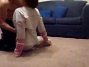 Redhead Amateur in Fluffies Licked Pounded & Fingered by Loving Boyfriend (Full Film) 1/16