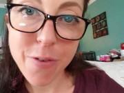 Nerdy Nasty Creamy Panty Couch Piss and Squirt 2/16