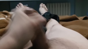 Little by little it gets hard until I cum