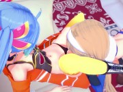 Super Robot Wars 30 Az x Mitsuba 3D HENTAI - Screenshot 10 of 16 - Yuri