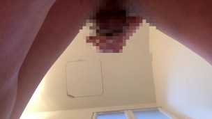 下からみたオナニー