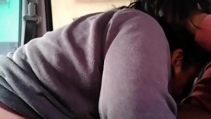 Sexo en el Auto después del gimnasio y se corre en todo mi Coño