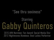 Spicy Latina Milf Gabby Quinteros Cumming Solo With Her Fingers! 1/16