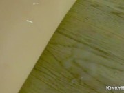 GIRL MISTRESS LETS THE GUY SLAVE FUCK THE DOLL. EPIC GUY ORGASM! 16/16