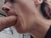 good little cum slut swallows daddy before work 11/16