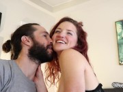 Misty Snow and James Makeout with Tongue Little Red Cam Show 8/16