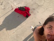 Public Face Fucking Busty Indian In Malibu And Swallows Cum 4/16