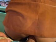 Fucking and swallowing his cum before going to lunch with my parents  9/16