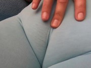 trying my new toy through yoga pants - Shely81 2/16