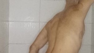 Anal banho dildo 