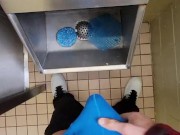 Johnholmesjunior in very risky mens public vancouver bathroom