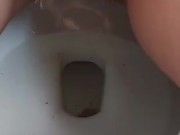 Hairy pussy peeing in toilet  7/16