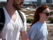 Hiking date with petite redhead spinner 2/16