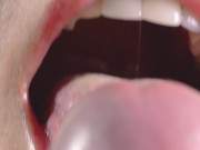 Close up blowjob, playing with my husbands hard cock head 11/16