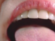 Close up blowjob, playing with my husbands hard cock head 13/16