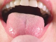 Close up blowjob, playing with my husbands hard cock head 2/16