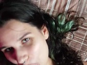 Fucked Step Sister In Mouth, Takes Cum On Face 12/16