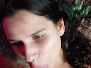 Fucked Step Sister In Mouth, Takes Cum On Face 14/16