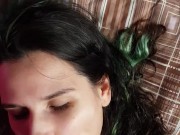 Fucked Step Sister In Mouth, Takes Cum On Face 3/16