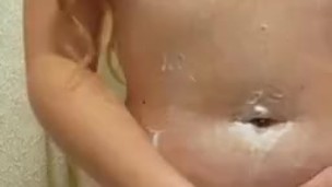 Jadesuckmyass lathers up before Chaturbate