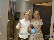 HUNT4K. Greedy man for money permits blond GF to have anal with stranger 2/16