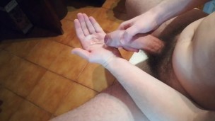 POV Jerking Off My Hard Cock