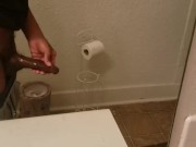 Jacking off in the mirror