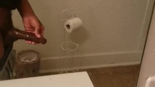 Jacking off in the mirror