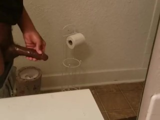 Jacking off in the mirror