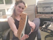 Aderes Quin Loves the Smell of Her Stinky Soles and Socks