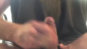 Jerking Off With A Heavy Metal Cock Ring On In The Gym Leads To A Heavy Duty Cum Shot @10min&50sec’s