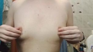 Showing my boobies